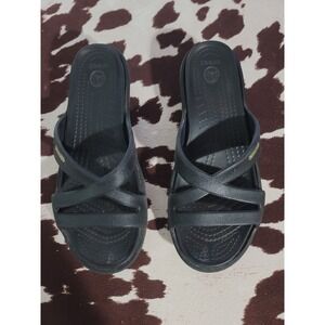 CROCS Patricia 2  Black Sandal‎ size 5